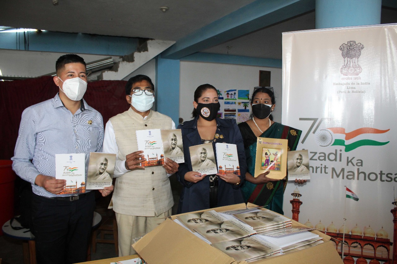 Gifting of learning materials to local communities to mark Gandhi Jayanti