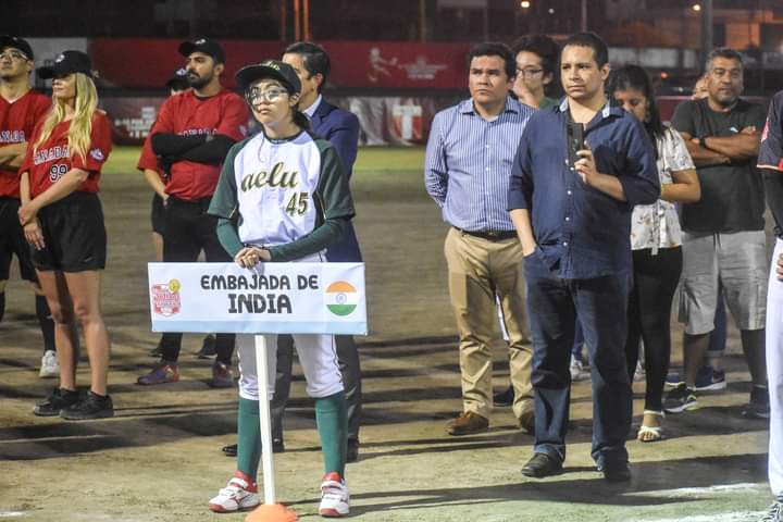 Embassy participated in softball tournament commemorating 60th anniversary of establishment of Peru India Diplomatic relation