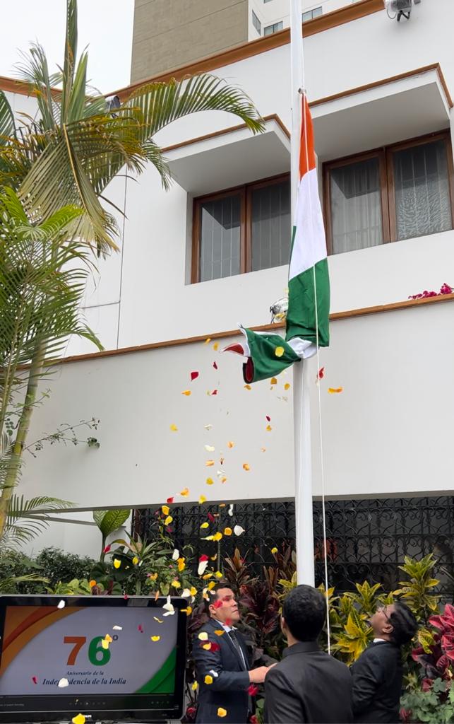 Celebration of 76th Anniversary of India´s Independence day