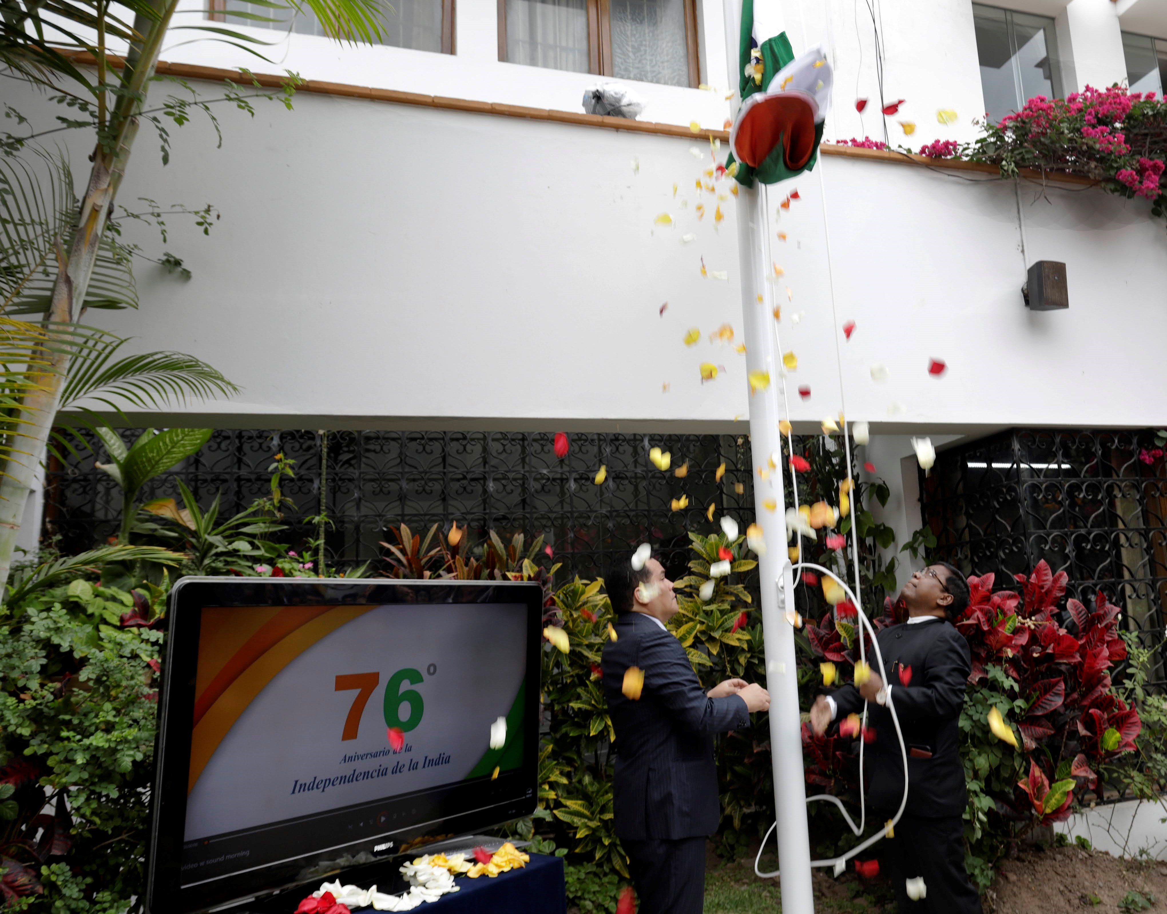 Celebration of 76th Anniversary of India´s Independence by Embassy of India, Lima