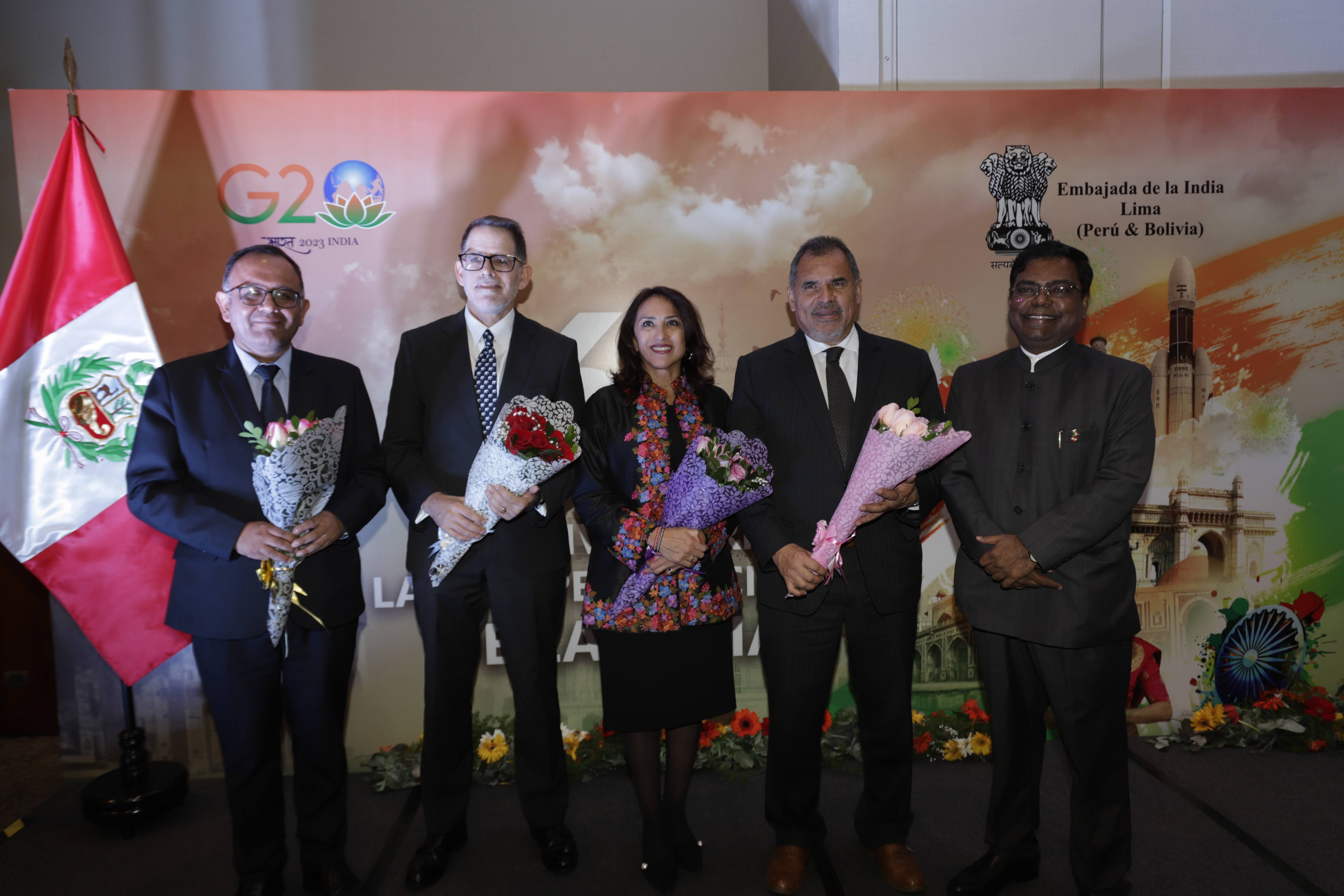 Celebration of 76th Anniversary of India´s Independence by Embassy of India, Lima