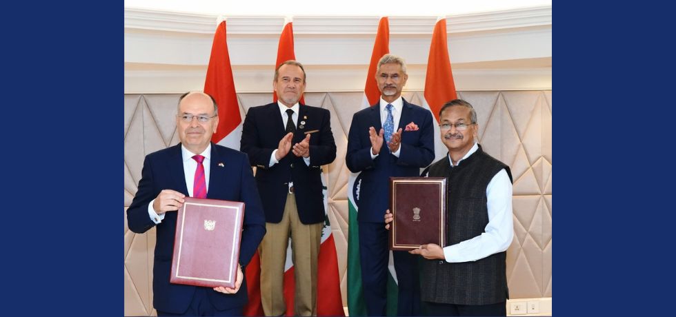 The MOU for cooperation between National Archives of India & Peru was signed & exchanged during the visit of Foreign Minister Elmer Schialer to India on 18 March 2025